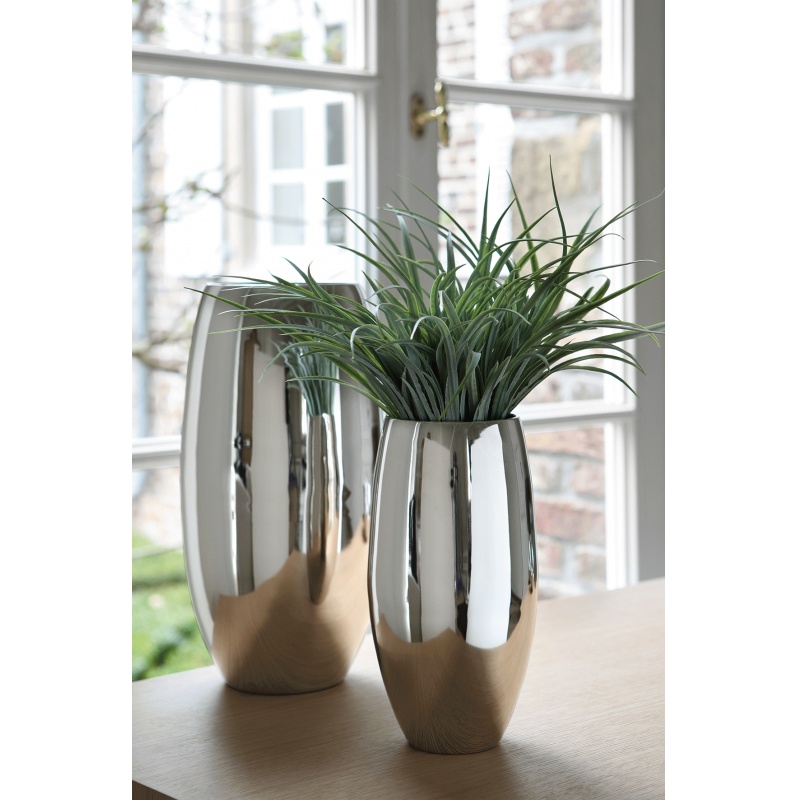 FINK Living Vase Africa Metall poliert 